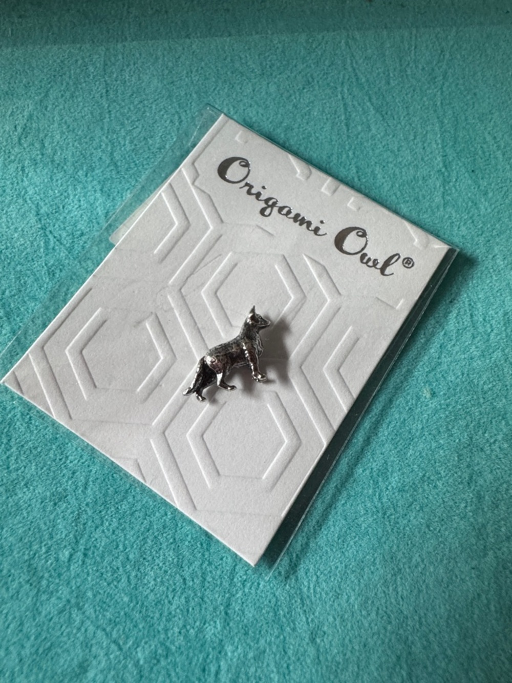 Origami Owl Silver German Shepherd Charm